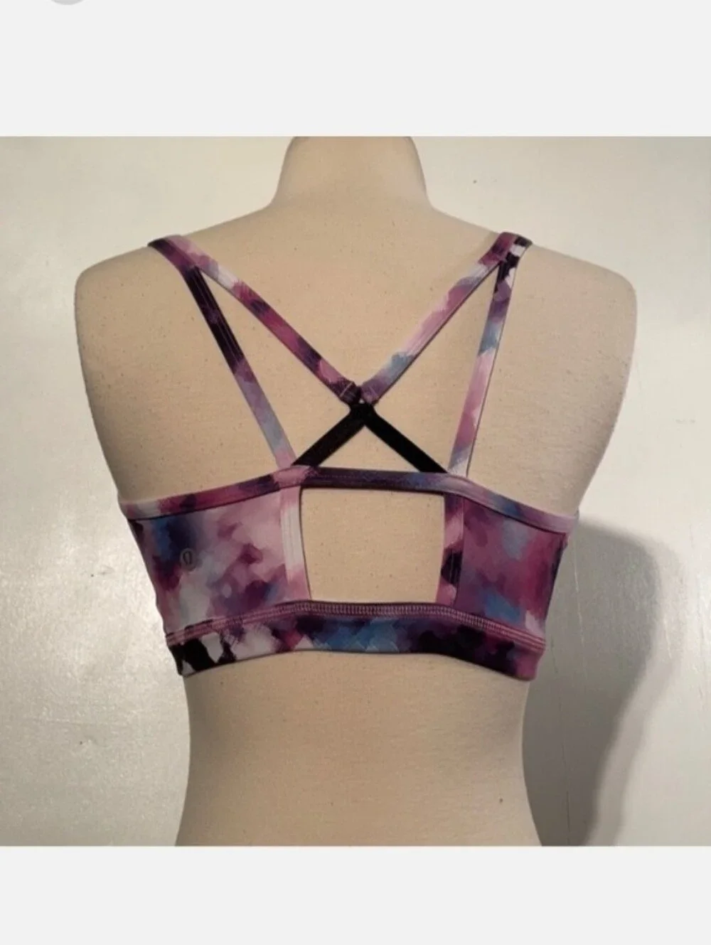 Lululemon Sweaty Endeavor Sports Bra Tie Dye 4 Y2k